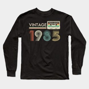 Vintage 1985 Limited Cassette Long Sleeve T-Shirt